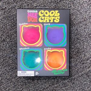 Teenie Nee Doh Cool Cats Set NEW